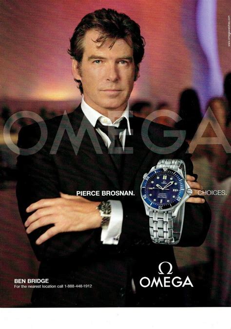 pierce brosnan omega|omega james bond collection.